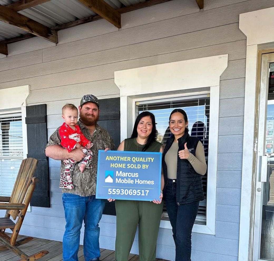 Happy homeowner message — Marcus Mobile Homes